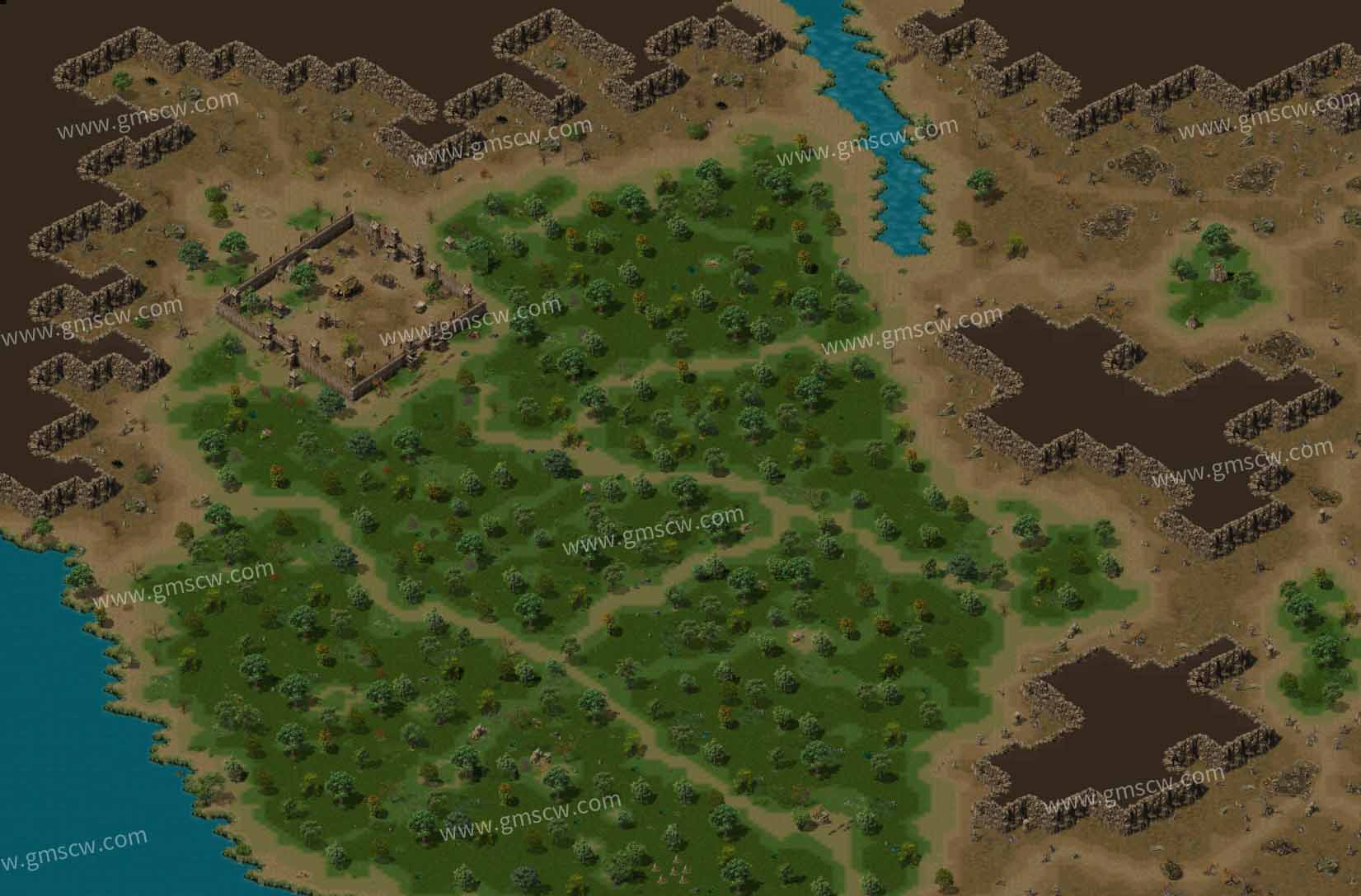 异兽森林地图素材