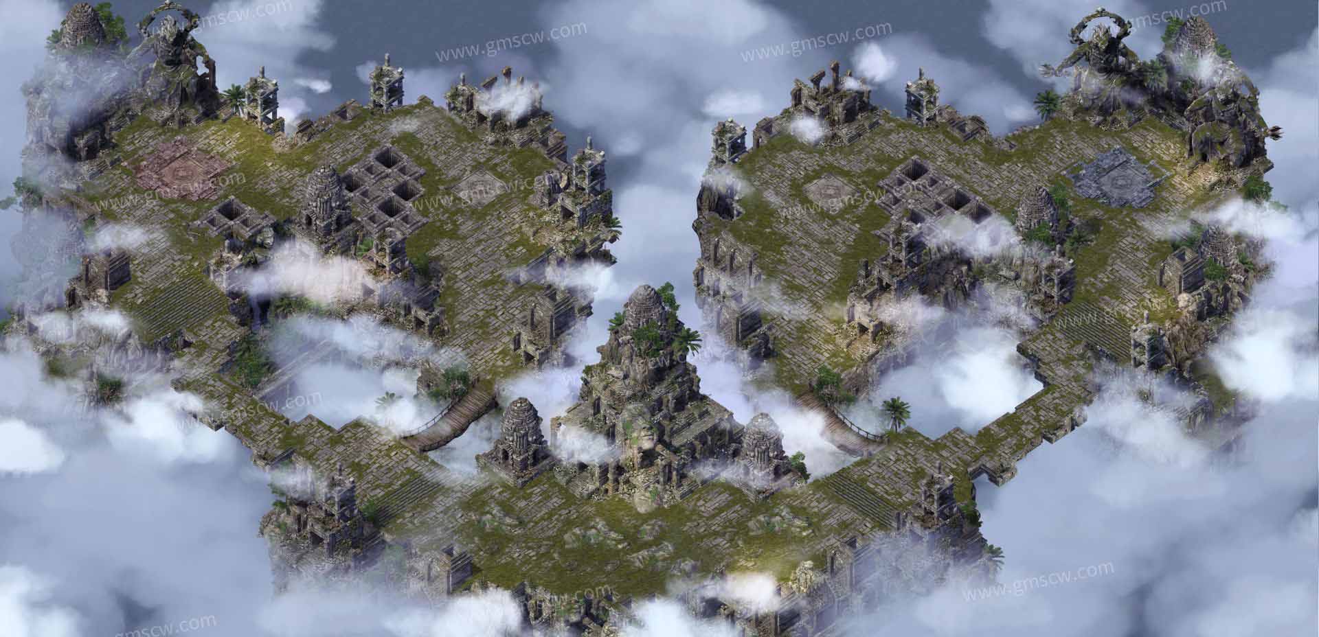 天空之城传奇地图素材