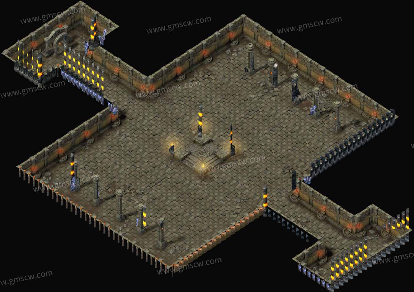 幽魂地宫传奇地图素材