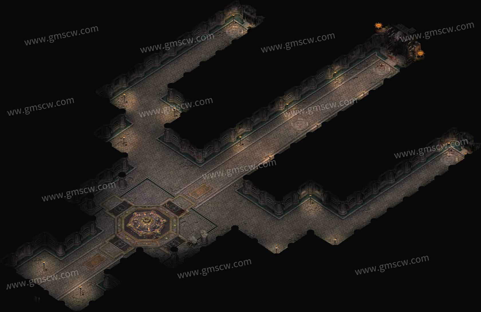 神墓通道真彩地图素材