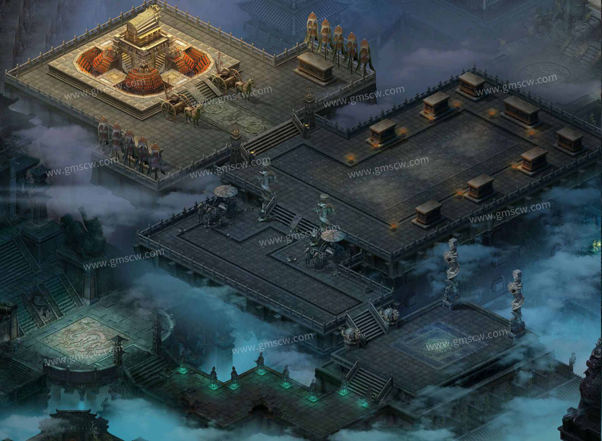 星空宝藏神殿地图素材