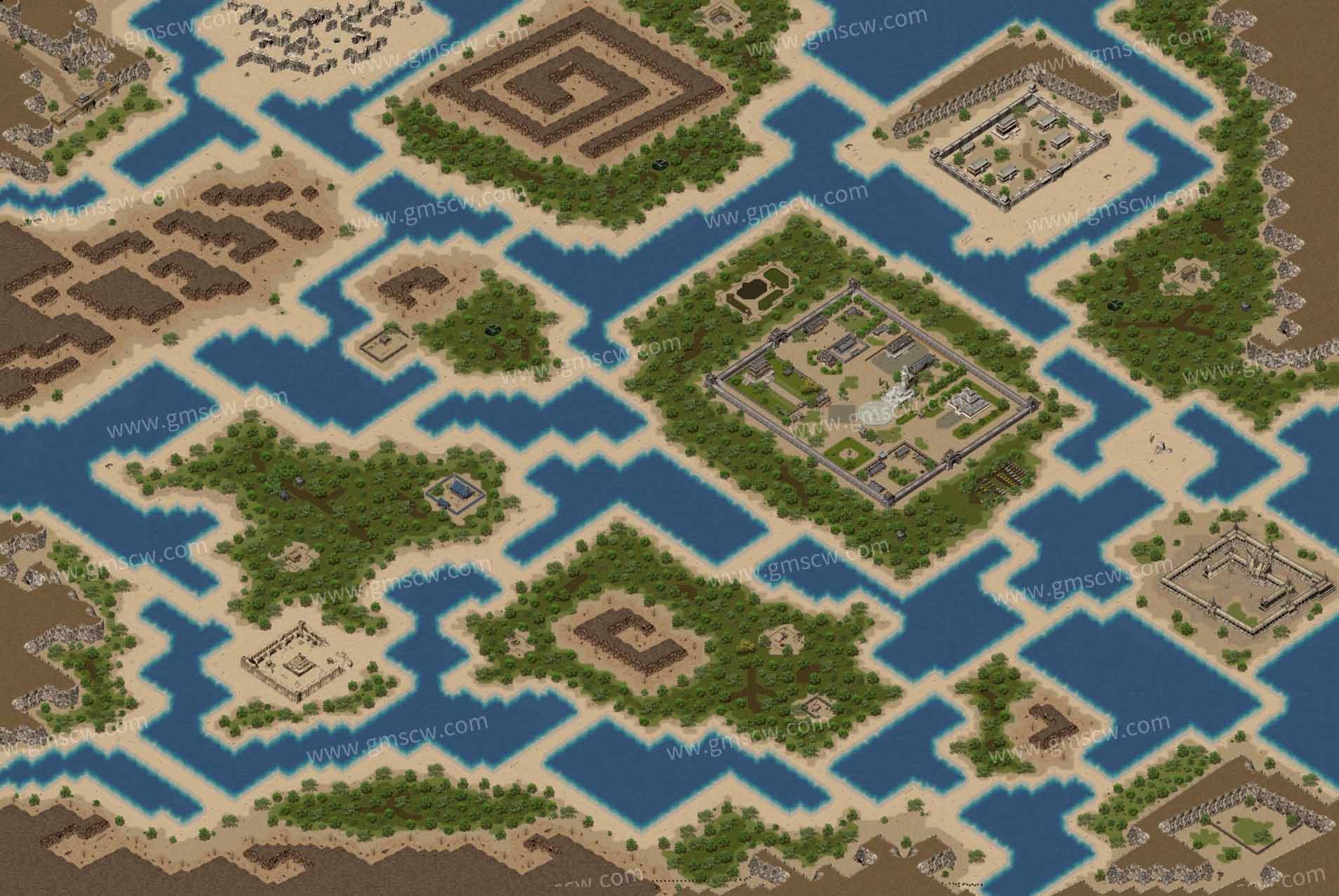时空大陆地图素材