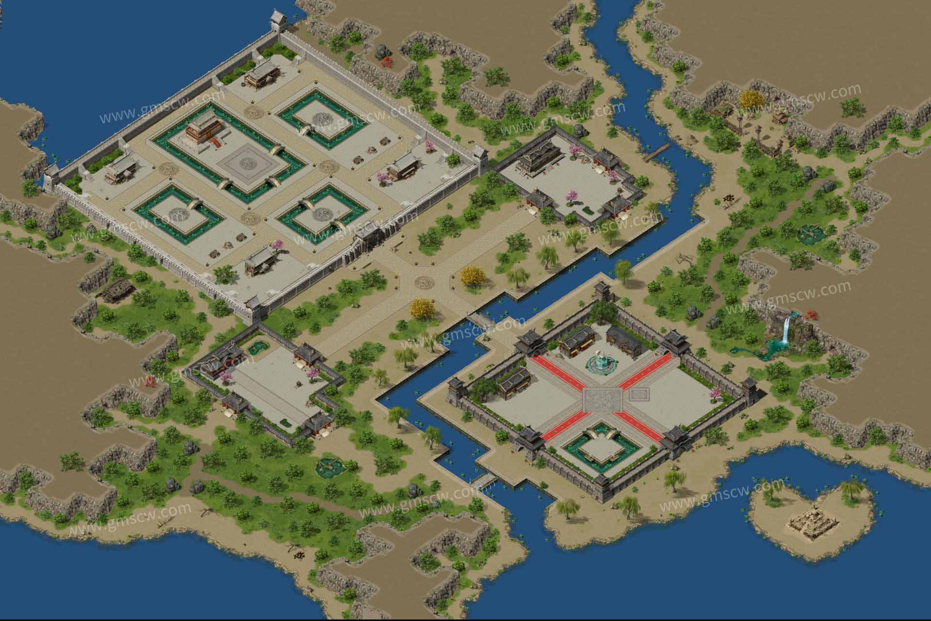 异界土城传奇地图素材