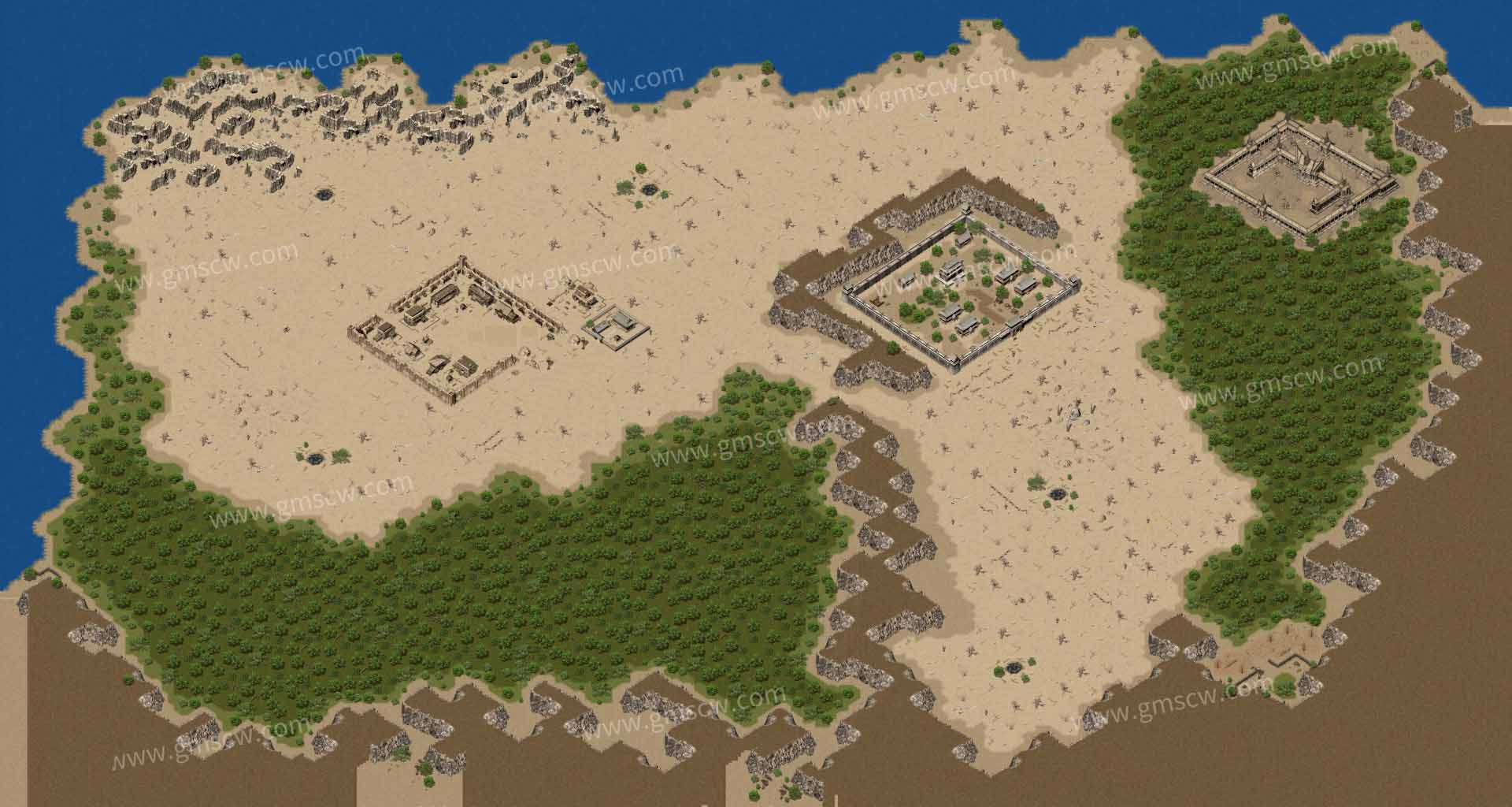 龙之土城复古版本地图