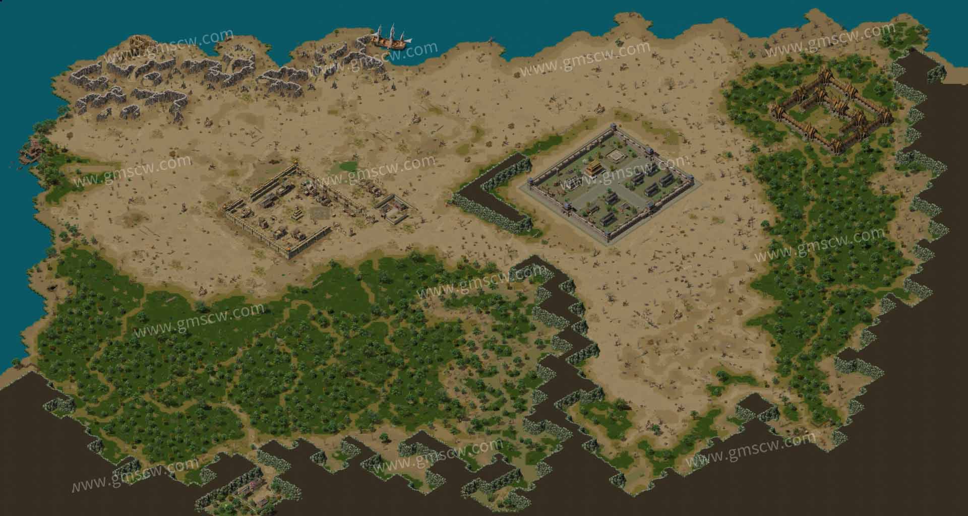 守望土城动态传奇地图素材