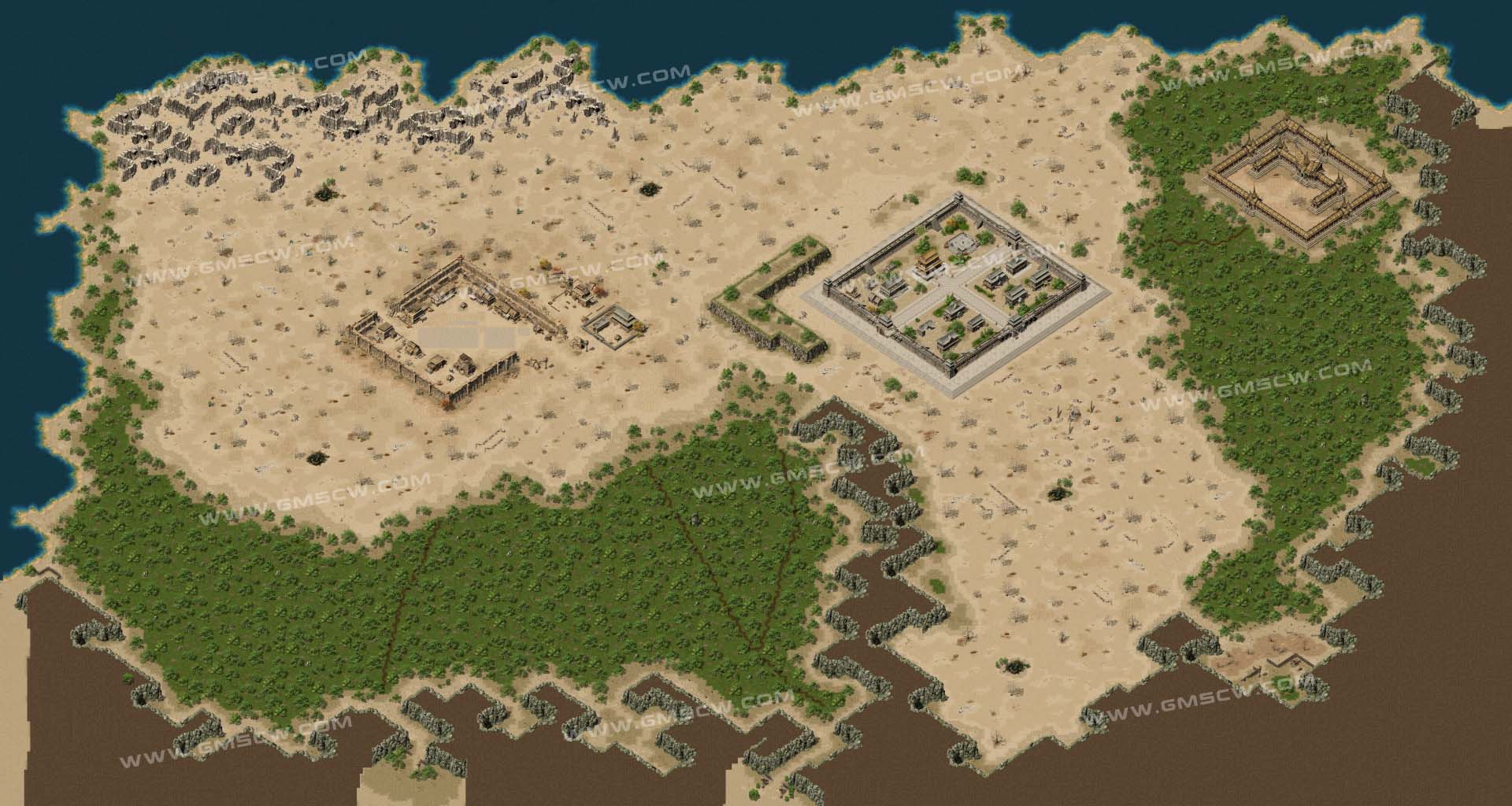 青玄遗迹盟重土城地图素材